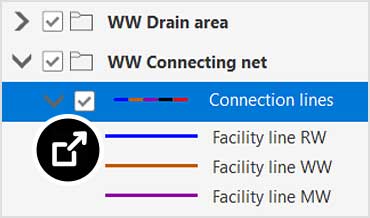 Window showing modifying a theme layer using scale range