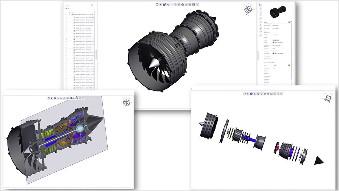 Cloud PLM project renderings