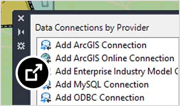 Adding a new connection in the ESRI SHP file